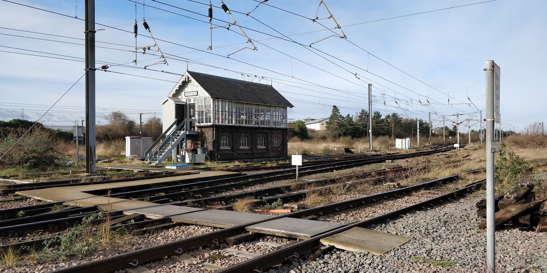 Visit to Eastfield Signal Box in 2019.